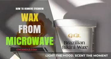 Quick Fix: Safely Removing Eyebrow Wax from Your Microwave