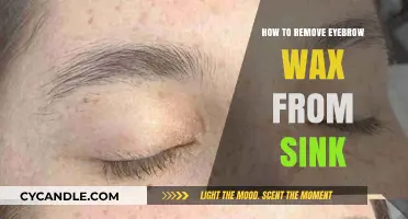 Quick Tips for Removing Eyebrow Wax Residue from Your Sink