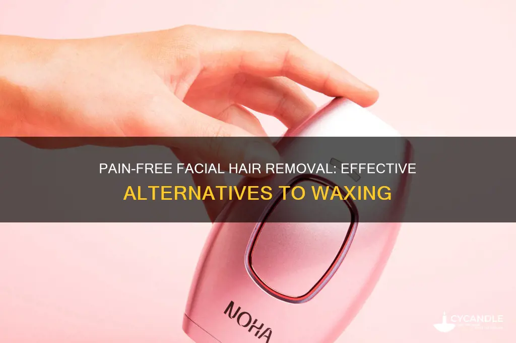 how to remove face hair without waxing