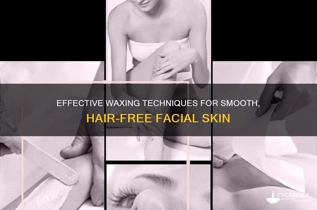 how to remove facial hair by waxing