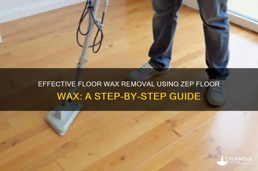 how to remove floor wax with zep floor wax