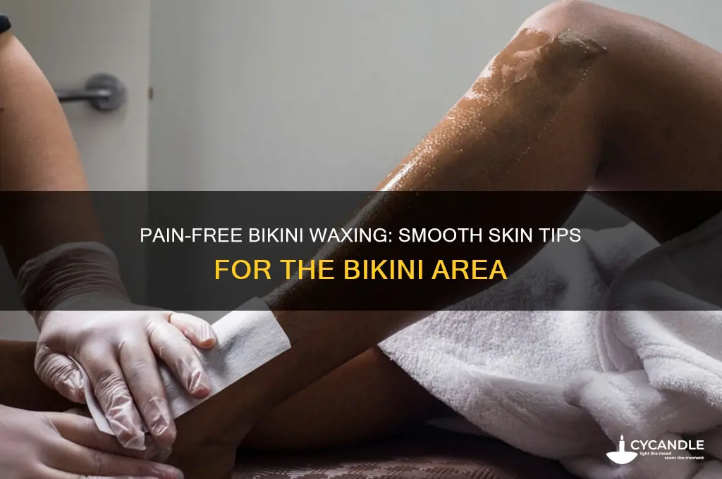 how to remove hair from bikini area with wax