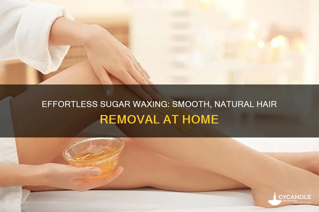 how to remove hair with sugar waxing