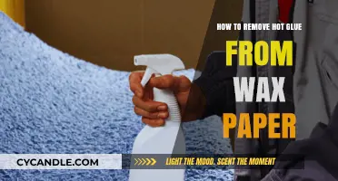 Effortlessly Remove Hot Glue from Wax Paper: Quick and Easy Tips