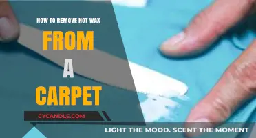 Effective Tips for Removing Hot Wax Stains from Your Carpet