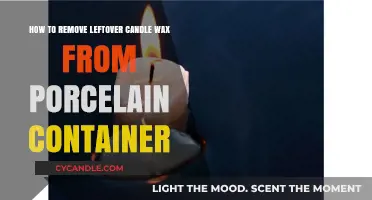 Effortlessly Clean Porcelain: Removing Leftover Candle Wax Like a Pro