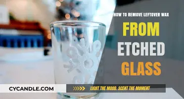 Effortless Etched Glass Cleaning: Removing Leftover Wax with Ease