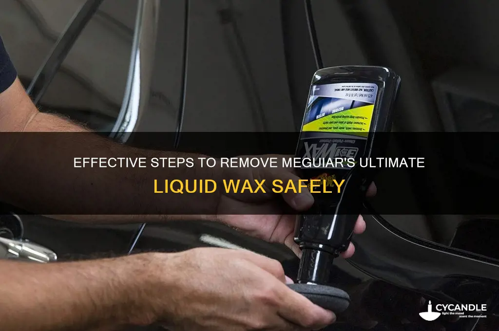 how to remove meguiar