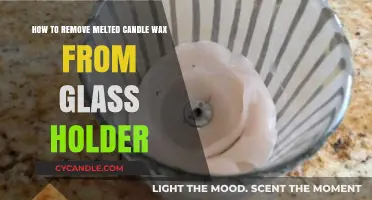 Effortless Ways to Remove Melted Candle Wax from Glass Holders