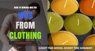 Quickly Remove Melted Wax from Clothes: Simple, Effective Cleaning Tips