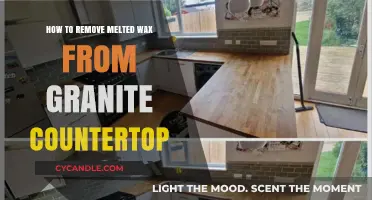 Effortlessly Remove Melted Wax from Granite Countertops: A Simple Guide