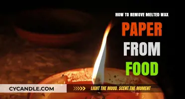 Effective Tips to Safely Remove Melted Wax Paper from Your Food