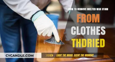 Effective Tips to Remove Dried Melted Wax Stains from Clothes