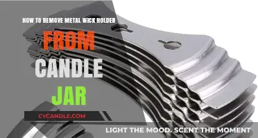 Effortlessly Remove Metal Wick Holders from Candle Jars: A Simple Guide