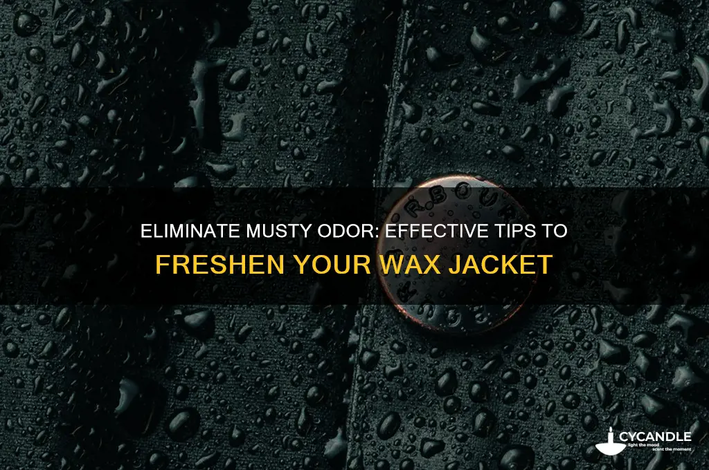 how to remove musty smell from wax jacket