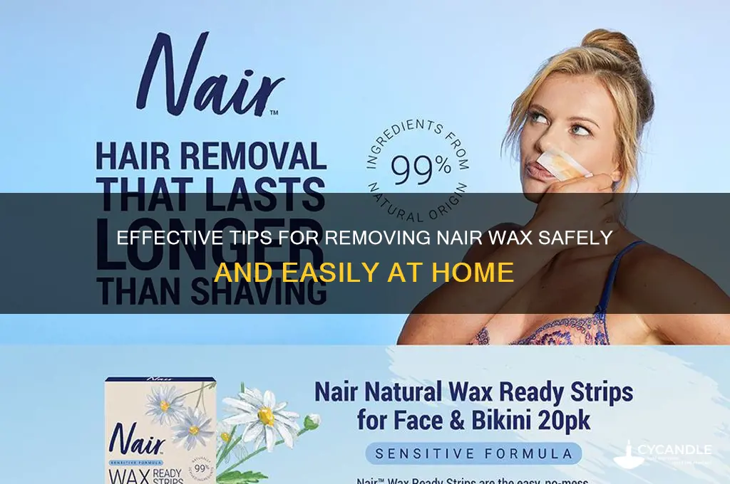 how to remove nair wax