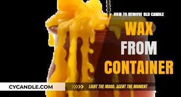 Effortless Ways to Remove Old Candle Wax from Containers