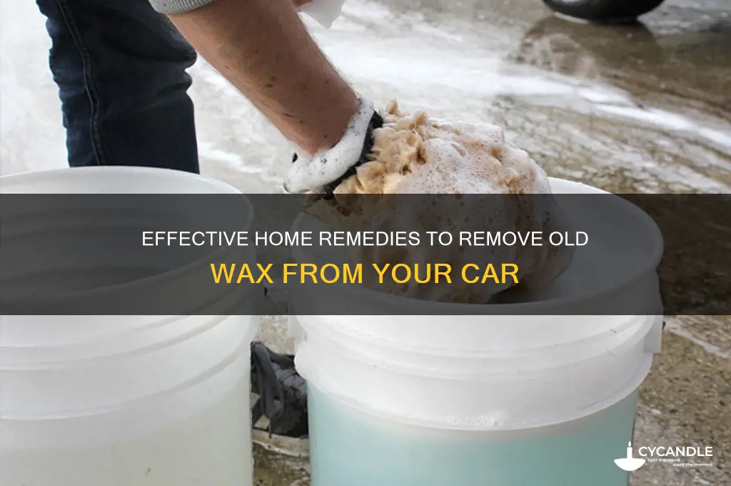 how to remove old wax from car home solution