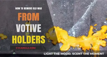 Effortlessly Clean Votive Holders: Removing Old Wax Made Simple