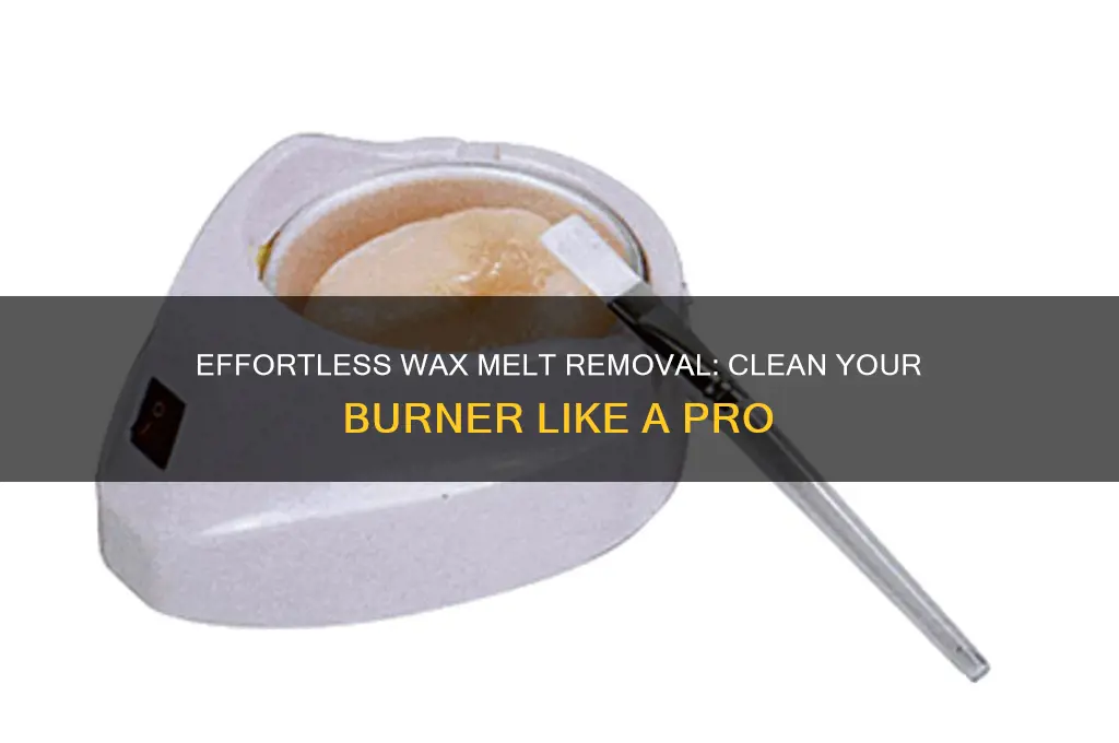 how to remove old wax melt from burner