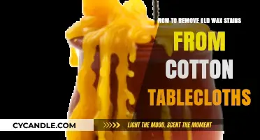 Effective Tips to Remove Old Wax Stains from Cotton Tablecloths