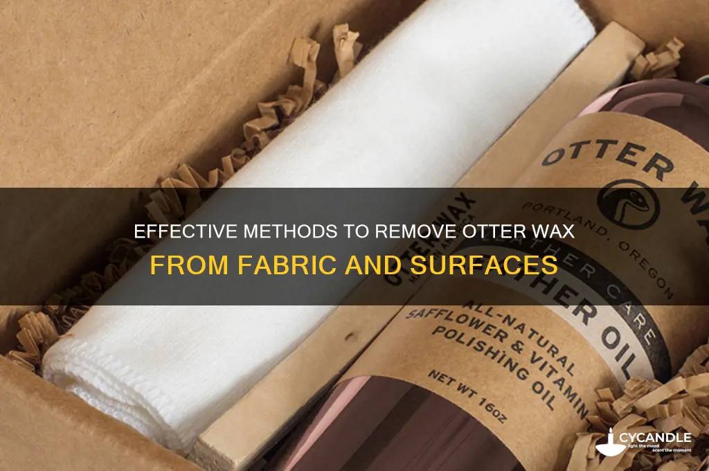 how to remove otter wax
