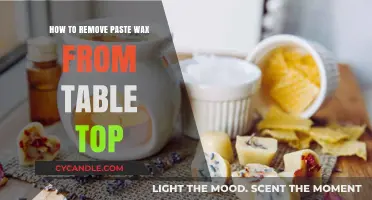 Effective Methods to Remove Paste Wax from Your Table Top