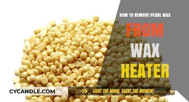 Efficiently Cleaning Your Wax Heater: Removing Pearl Wax Residue