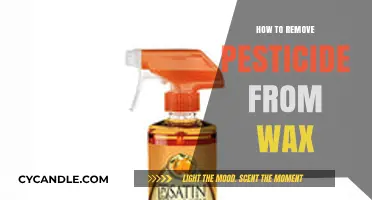 Effective Methods to Safely Remove Pesticides from Wax Surfaces