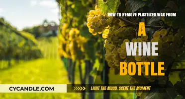 Easy Steps to Remove Plastized Wax from Wine Bottles