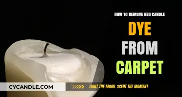 Get Rid of Red Candle Dye on Carpets