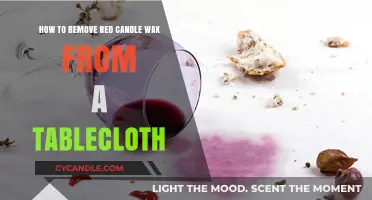 Effortless Red Candle Wax Removal: Save Your Tablecloth in Simple Steps