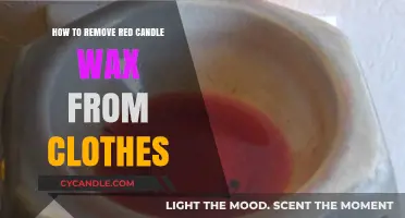 Quick Fix: Removing Red Candle Wax Stains from Clothes Effortlessly
