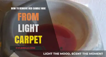 Effective Tips to Remove Red Candle Wax from Light Carpet