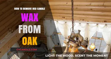 Effective Methods to Remove Red Candle Wax from Oak Surfaces