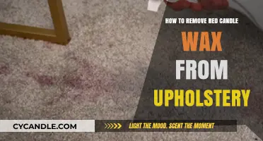 Effective Tips for Removing Red Candle Wax from Upholstery