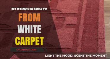 Quick Fix: Removing Red Candle Wax from White Carpet Easily