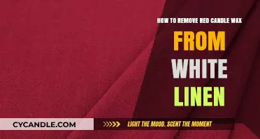 Effective Tips to Remove Red Candle Wax from White Linen