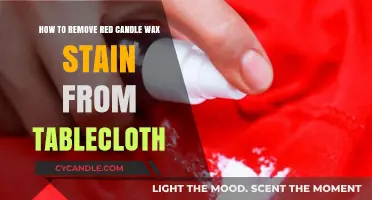 Effective Tips to Remove Red Candle Wax Stains from Tablecloths