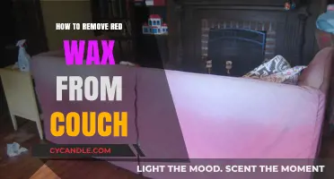 Effective Tips to Remove Red Wax from Your Couch Easily