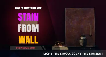 Effective Methods to Remove Red Wax Stains from Your Walls