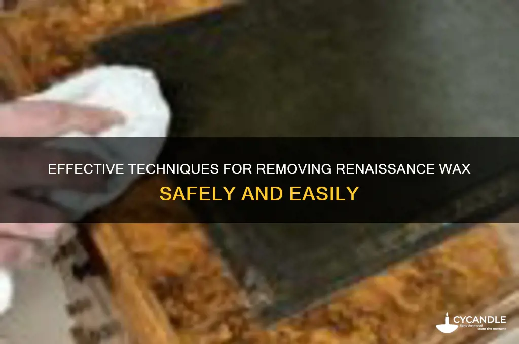 how to remove renaissance wax