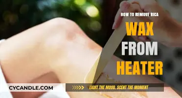 Effective Tips to Safely Remove Rica Wax from Your Heater