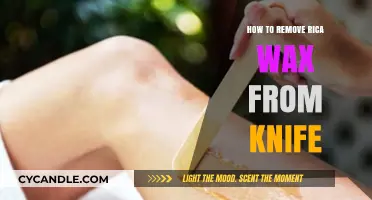 Effective Tips to Safely Remove Rica Wax from Your Knife