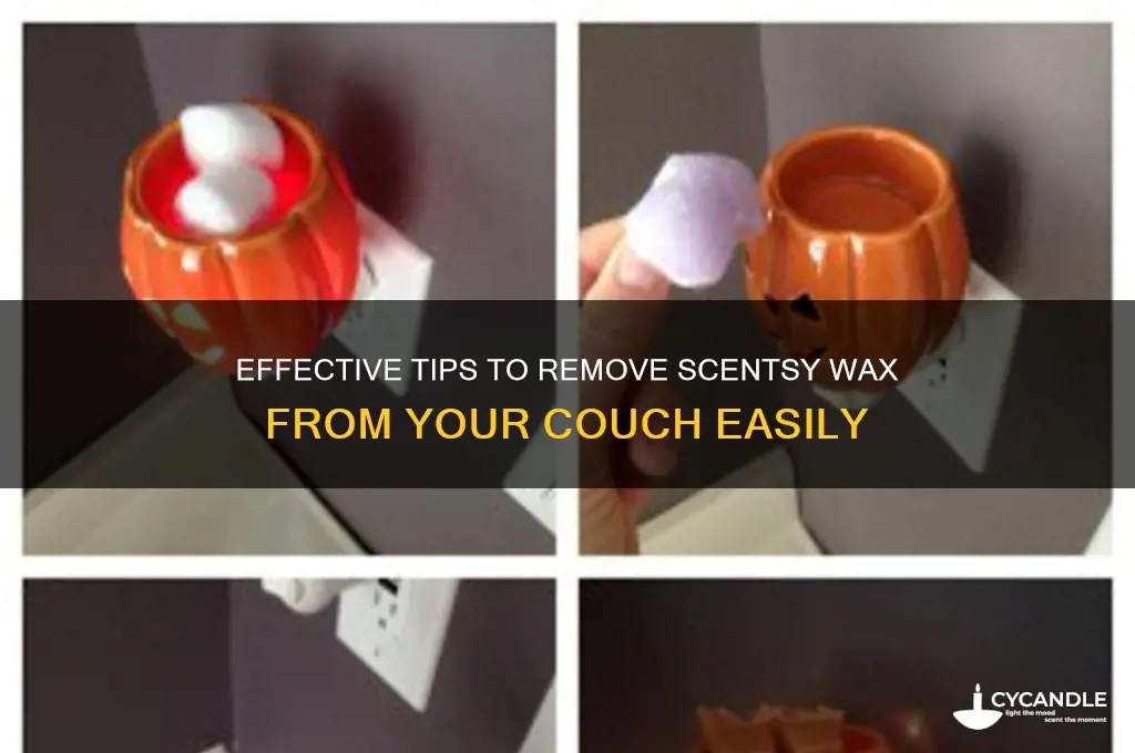 how to remove scentsy wax from couch