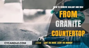 Effective Methods to Remove Sealant and Wax from Granite Countertops