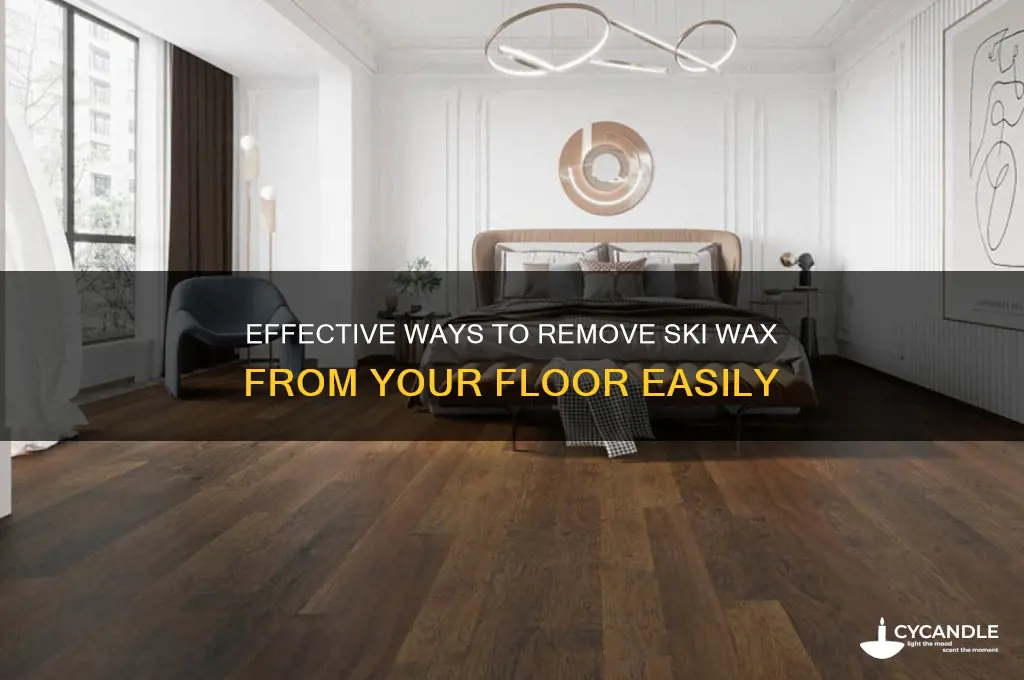 how to remove ski wax from floor