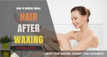 Post-Waxing Tips: Removing Stubborn Small Hairs Effectively and Gently