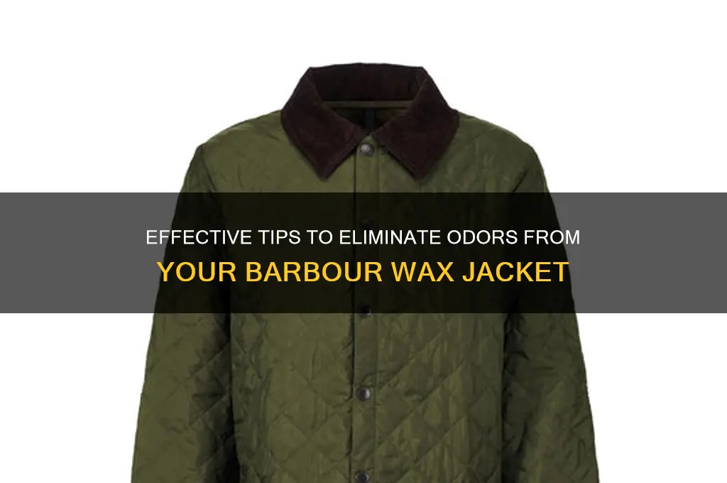 how to remove smell from barbour wax jacket