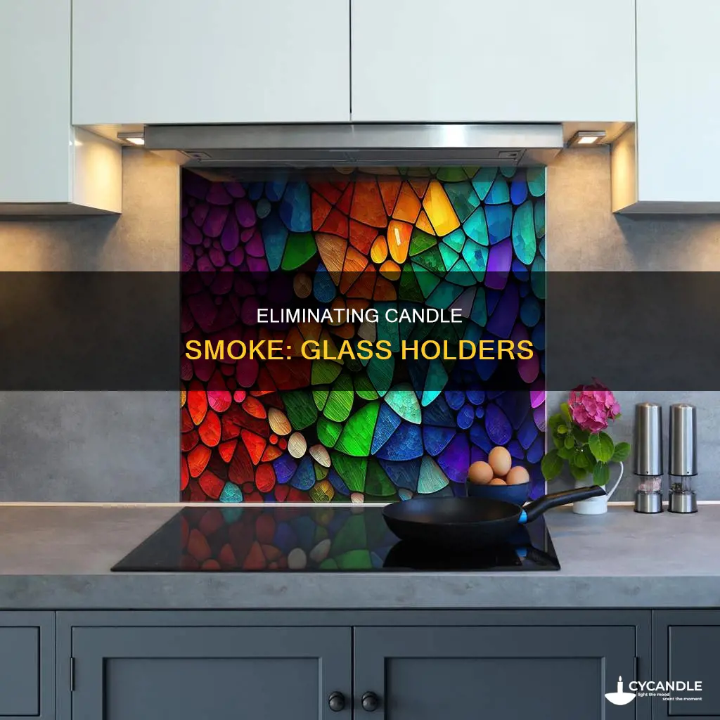 how to remove smoke from glass candle holder